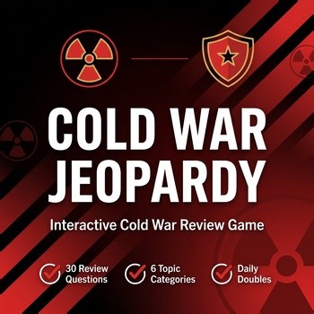 Cold War Jeopardy - Interactive Cold War Review Game