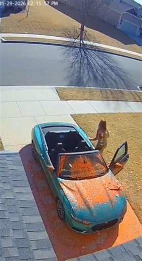 Package Thief Gets Instant Surprise😂🦃(THANKSGIVING EDITION) #karma
