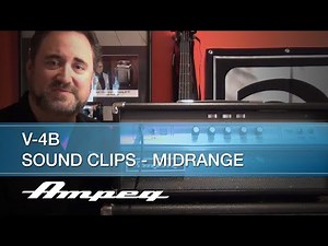 Ampeg V-4B 100W All-Tube Bass Head - Sound Clips - Midrange