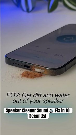 Speaker Cleaner Sound 🔊 Fix in 10 Seconds!