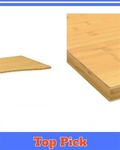 vidaXL Schreibtischplatte 100x60x2,5 cm Bambus
