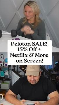 Peloton Sale Alert 15% Off New Features Netflix Onscreen #Peloton #Fitness #Sale