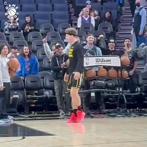 FULL COURT SHOT 🤯 Oracle || Game Ready | Golden State Warriors