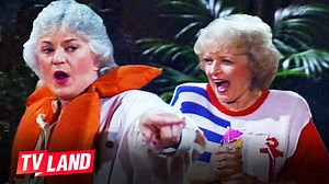 The girls take ill-fated trips to the Caribbean, St. Olaf, Sicily, and a desert island. | TV Land