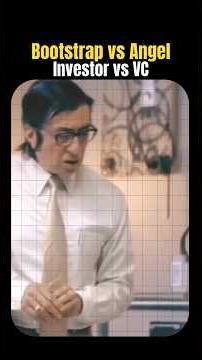 Difference between Bootstrap, Angel Investor and Venture Capitalist. #startupindia #businessfunding