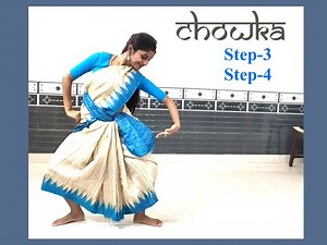 LESSON-8 | CHOWKA- Step-3 and 4 | Odissi Dance Basics | Tulika Tripathy | IIT Bombay #odissi