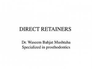 DIRECT RETAINERS - SlideServe