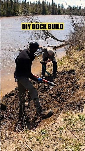 Building a DIY Dock with a Folding Staircase