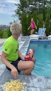 Water Blaster Pool Prank!! | Stephen Sharer