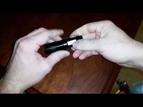 Disassemble HausBell CREE Flashlight (replace battery)