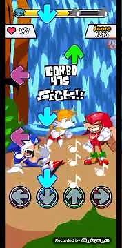 fnf lock on sonic vs knuckles #fnf