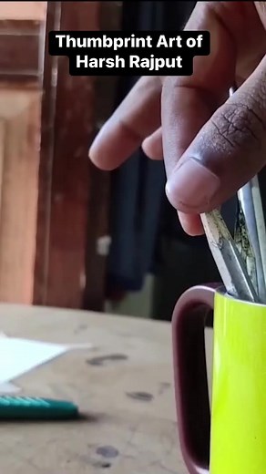 Thumbprint art of harsh rajput | Harsh Rajput