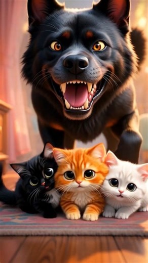 Insane Dog vs Cat Chase Ends BADLY! 😰 Must Watch Till the End! #dog #cat #shorts