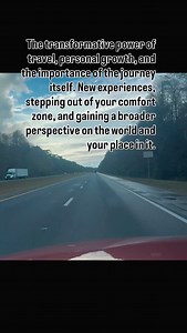 There is something interesting about hitting the road for me. It’s been that way for me for as long as I can remember. I appreciate driving because I can appreciate the travel. It’s not so much about the destination for me. It’s the things you learn along the way. Hit the road jack!!! #travel #driving #driver #professional #mode | Derrick Powell