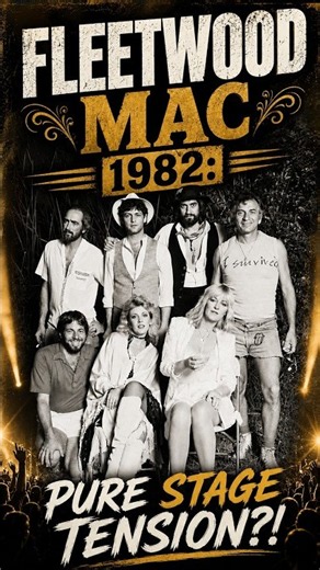 Fleetwood Mac 1982: Pure Stage Tension?! #fleetwoodmac #lindseybuckingham #classicrock #rock
