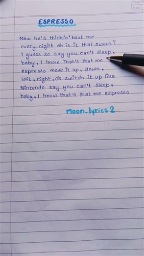 Espresso song (Lyrics)💝 #songlyrics #trending #viral #ytshorts