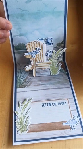 Schnelle Pop Up Card - Stampin' Up - Zeit für eine Auszeit #shorts