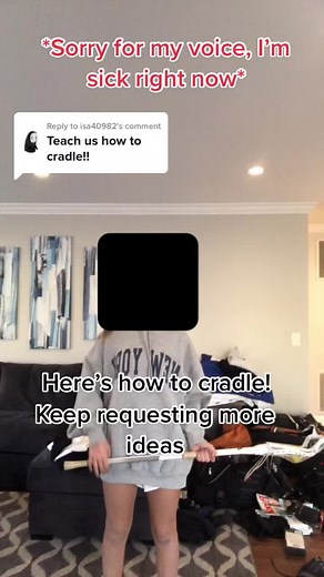 Reply to @isa40982 As requested, here is how to cradle! Keep requesting more ideas!! #lacrosse #fyp #foryoupage #womanslacrosse