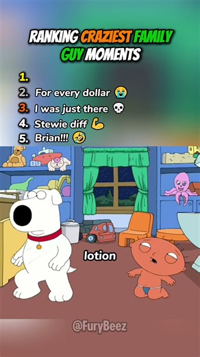 Ranking Craziest Family Guy Moments