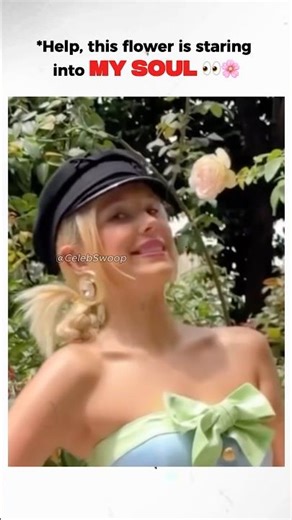 POV: You’re so introverted that even a random flower scares you 😳🌼 #MillieBobbyBrown