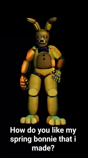 Spring bonnie but PicsArt custom springbonnie