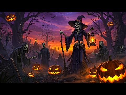 Haunted Harmony 👻 Relaxing Halloween Instrumental Music Playlist 🎃 Spooky Background Ambience 2025