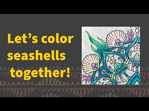 Creating Vibrant Iridescent Seashells with Colored Pencils
