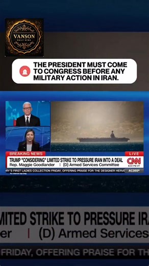 president must come before congress before any military action against Iran #vansondailyworldnews #tiktokamerica🇺🇸 #tiktokusa #permission #congress
