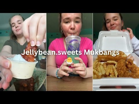 JELLYBEAN SWEETS MUKBANG ASMR | TIKTOK FOOD COMPILATION | Super Satisfying