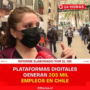11K views · 134 reactions | Más de 200 mil trabajadores en Chile desempeñan sus funciones en plataformas digitales. Es un fenómeno que ha crecido en los últimos años y que ya representa el 2,5% del empleo total. | 24horas.cl | Facebook