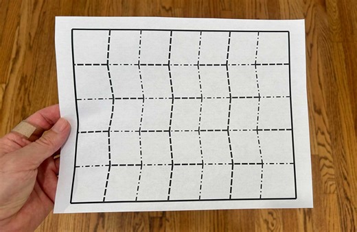 How to fold a piece of paper like a satellite solar panel