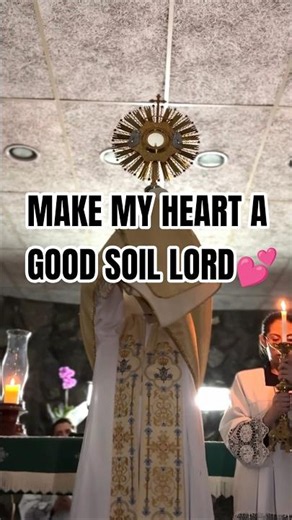 💕Surrender your week to Jesus and receive His miracle blessing #eucharist #adoração #adoration #fe