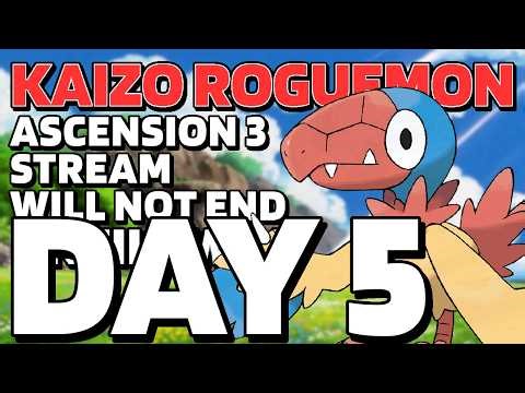 DAY 5 part 2! THIS STREAM ISN'T ENDING UNTIL I WIN! (ROGUEMON ASCENSION 3)
