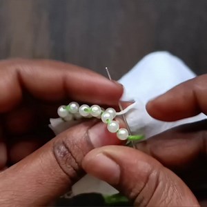 Beaded edging : Squared look for borders | DB's Embroidery