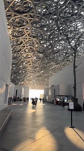 1.7K views · 12 reactions | Discover Louvre Abu Dhabi, a modern architectural marvel with a floating dome, breathtaking sunsets, and a world-class art collection.​ ​  collective_we_studio​ #InAbuDhabi | Visit Abu Dhabi | Facebook
