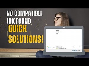 Fixing 'No Compatible JDK Found' Error: Quick Solutions!