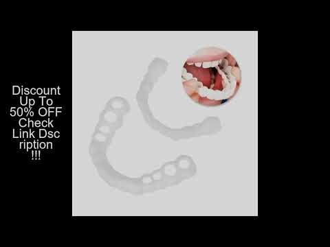 Perfect Fit Teeth Whitening Fake Tooth Cover Snap on Silicone Smile Veneers Teeth Flexibles Fake Tee