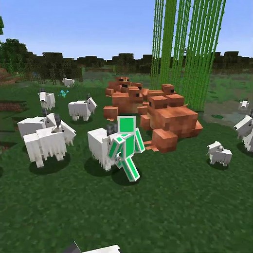 Giant Frog Eats Everything in Minecraft