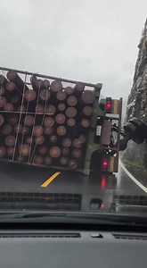 4.6M views · 2.9K reactions | “Log Truck Nearly Tips Off Cliff on...