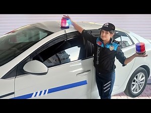 Polis Melisa yeni polis arabası malzemesini arabaya taktı | polis | polis arabası | polis sireni