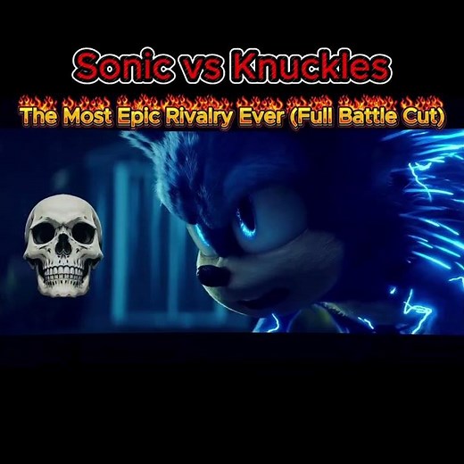 Oops! Sonic Couldn’t Beat Knuckles! 😱🥊 | Full Fight Scene | @JSREELEDITS #sonic #fight