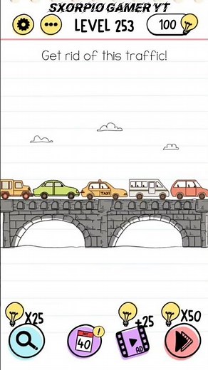 Brain Test Level 253 | Tricky Puzzles | Gameplay Walkthrough | Levels Solution | Sxorpio Gamer YT