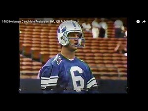1985 Heisman Candidate Feature on BYU and QB Robbie Bosco