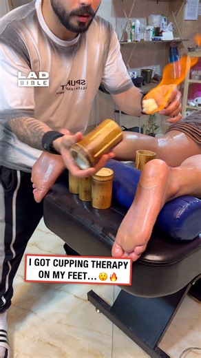 I needed to release all that tension 😮‍💨 #cupping #massage #feet | LADbible