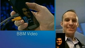 BlackBerry shows off BBM video chat and screen share