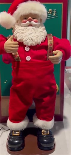 Animated Santa Figure: Jingle Bell Rock Music - Dancing Christmas Decor - Works! - Etsy