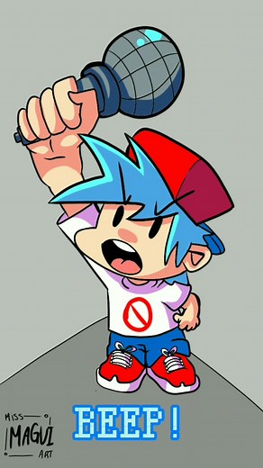 BEEP! Animatic de Friday Night Funkin en Digital Art