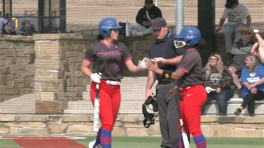 WATCH: There might not be an answer to stop the #1-ranked Murray State Aggies Softball squad, especially with all the former Texoma High School ballers catching fire... Murray State destroys NCTC with a 16-0 run-rule win! Murray State College Athletics Aidan Tyler KTEN Silo Lady Rebels Softball Silo ISD/Silo Rebels Stonewall Longhorn Athletics Stonewall Public School | Brigg Bates TV