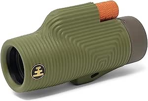 Nocs Provisions Zoom Tube 8x32 Monocular, 8X Magnification Telescope, Bak4 Prism, Wide Field of View for Bird Watching, Backpacking & Wildlife Viewing - Juniper Green II