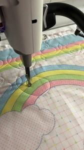32K views · 193 reactions | Quilting with Pro-Stitcher is so fun and easy. This super cute vintage baby quilt panel is transformed with adorable swirly hearts. 勺勺 | Handi Quilter | Facebook